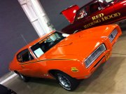 Orange Pontiac GTO Judge